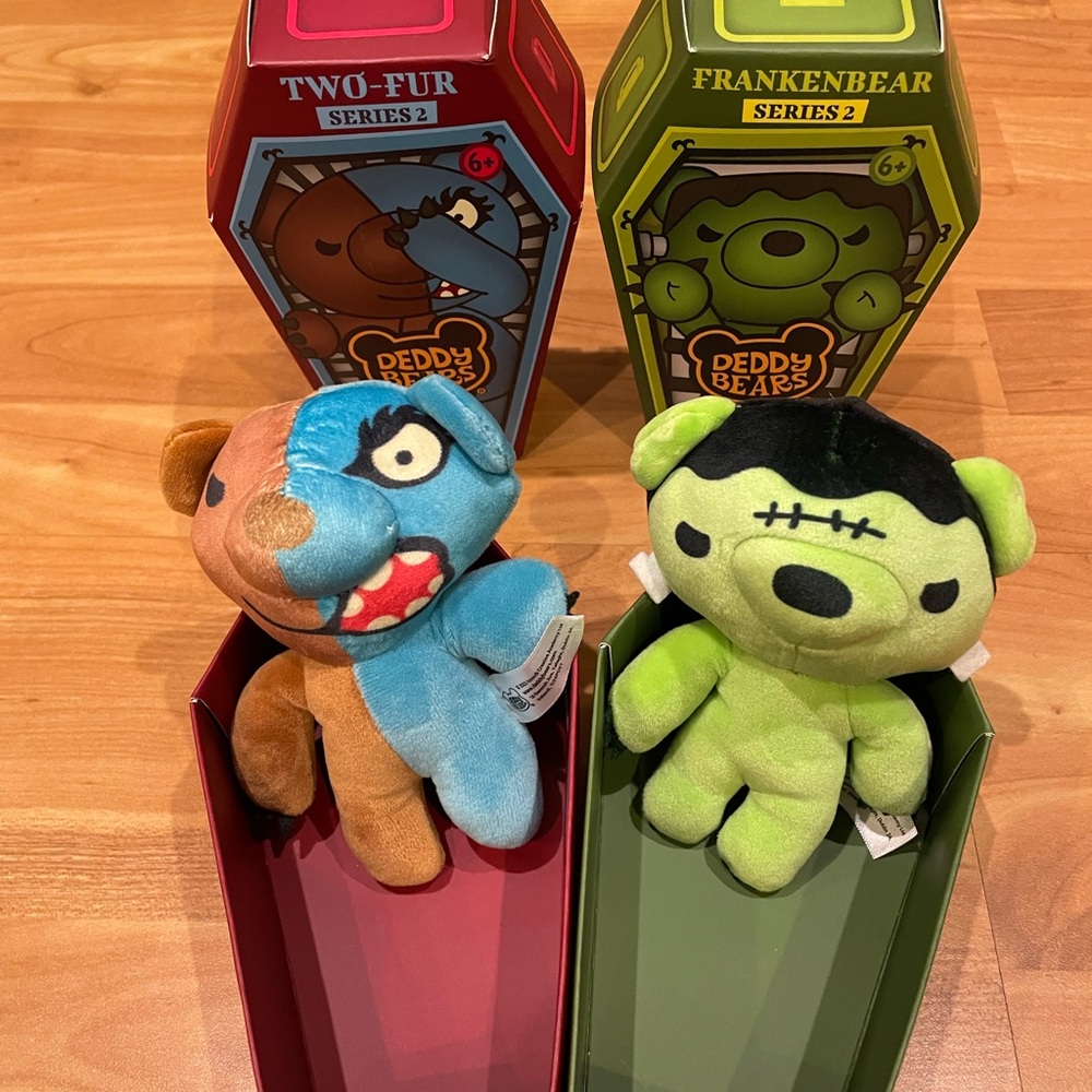 Deddy Bear Series 2 Coffin Two-Fur & Frankenbear
